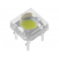 OSG74LZ291P; LED Super Flux; 7.62x7.62mm; green; 4200÷5800mcd; 90°; 3÷3.8V; OPTOSUPPLY