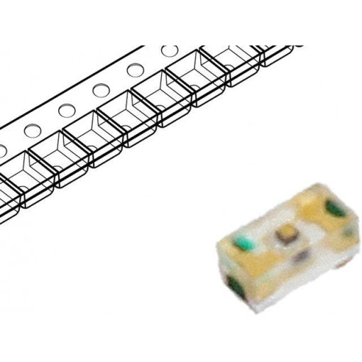 OSG80402C1E; LED; SMD; 0402; yellow green; 20÷40mcd; 1x0.5x0.4mm; 120°; 1.8÷2.6V; OPTOSUPPLY