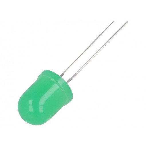 OSG8NUA1K4A; LED; 10mm; yellow green; 20÷30mcd; 180°; Front: convex; OPTOSUPPLY