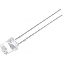 OSHR53E1A-IJ; LED; 5mm; red; 330÷750mcd; 140°; 20mA; 1.8÷2.4V; Front: flat; OPTOSUPPLY