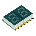 OSK2028A-LG; Display: LED; 7-segment; 7mm; 0.28