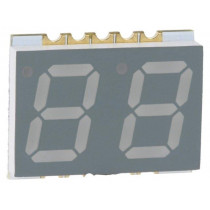 OSK2039A-IG; Display: LED; 7-segment; 10mm; 0.39