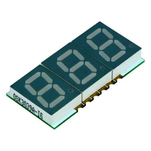 OSK3039A-IR; Display: LED; 7-segment; 10mm; 0.39