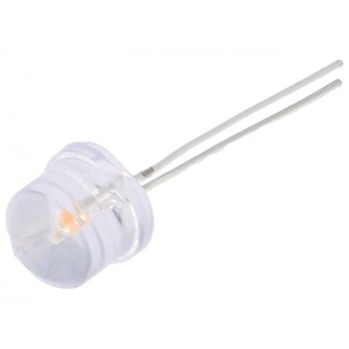 OSK5DK87A1A; LED; 8mm; pink; 500÷750mcd; 100°; Front: convex; Pitch: 2.54mm; OPTOSUPPLY