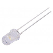 OSM54P5161A; LED; 5mm; white warm; 8400÷10000mcd; 60°; 30mA; 2.7÷3.4V; 3000K; OPTOSUPPLY