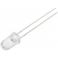 OSM5DK5111A-1MA; LED; 5mm; white warm; 1560÷2180mcd; 15°; 1mA; 2.6÷3.3V; 3000K; OPTOSUPPLY