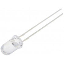 OSM5DK5111A-1MA; LED; 5mm; white warm; 1560÷2180mcd; 15°; 1mA; 2.6÷3.3V; 3000K; OPTOSUPPLY