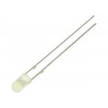 OSM5SL3B62B-LM; LED; 3mm; white warm; 1560mcd; 60°; Front: convex; Pitch: 2.54mm; OPTOSUPPLY OSM5SL3B62B-LM; LED; 3mm; white warm; 1560mcd; 60°; Front: convex; Pitch: 2.54mm; OPTOSUPPLY