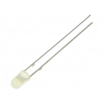 OSM5SL3B62B-LM; LED; 3mm; white warm; 1560mcd; 60°; Front: convex; Pitch: 2.54mm; OPTOSUPPLY OSM5SL3B62B-LM; LED; 3mm; white warm; 1560mcd; 60°; Front: convex; Pitch: 2.54mm; OPTOSUPPLY
