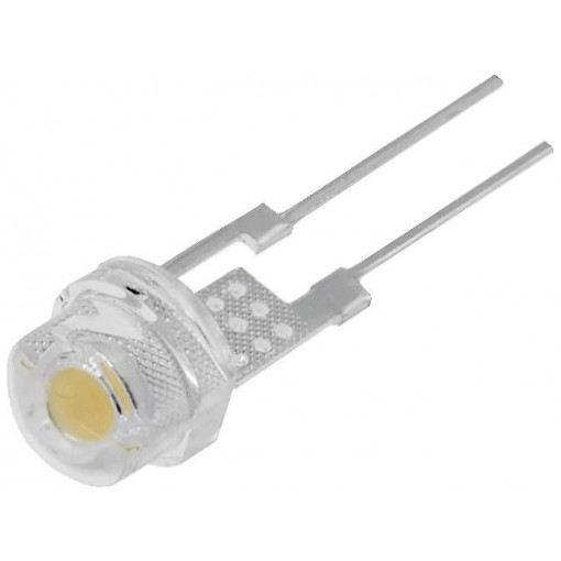 OSM5XL56E1R; LED; 4.8mm; white warm; 3300mcd; 140°; Front: convex; THT; OPTOSUPPLY