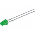 OSNG3134A; LED; 3mm; green; 20mcd; 30°; Front: convex; Pitch: 2.54mm; OPTOSUPPLY OSNG3134A; LED; 3mm; green; 20mcd; 30°; Front: convex; Pitch: 2.54mm; OPTOSUPPLY