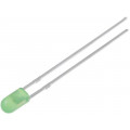 OSNG3134B; LED; 3mm; green; 10÷15mcd; 30°; Front: convex; without flange; OPTOSUPPLY OSNG3134B; LED; 3mm; green; 10÷15mcd; 30°; Front: convex; without flange; OPTOSUPPLY
