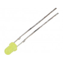 OSNY3134A-T; LED; 3mm; yellow; 30mcd; 30°; Front: convex; Pitch: 2.54mm; 3000pcs.; OPTOSUPPLY