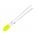 OSNY3134B; LED; 3mm; yellow; 10÷20mcd; 30°; Front: convex; Pitch: 2.54mm; OPTOSUPPLY OSNY3134B; LED; 3mm; yellow; 10÷20mcd; 30°; Front: convex; Pitch: 2.54mm; OPTOSUPPLY