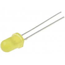 OSNY5134A; LED; 5mm; yellow; 30mcd; 30°; 20mA; 1.8÷2.4V; Front: convex; OPTOSUPPLY OSNY5134A; LED; 5mm; yellow; 30mcd; 30°; 20mA; 1.8÷2.4V; Front: convex; OPTOSUPPLY