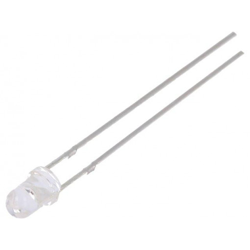 OSO5JA3131A; LED; 3mm; orange; 1560÷2500mcd; 30°; Front: convex; without stopper; OPTOSUPPLY