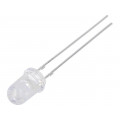 OSO5JA5111A; LED; 5mm; orange; 7000÷9000mcd; 15°; 20mA; 1.8÷2.6V; Front: convex; OPTOSUPPLY