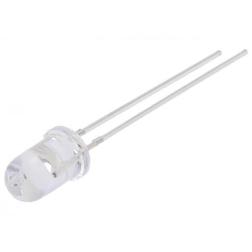 OSO5JA5A31A-5V; LED; 5mm; orange; 1120÷1560mcd; 30°; 12÷20mA; 5V; Front: convex; OPTOSUPPLY