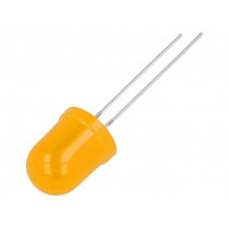 OSO5JAA1K4A; LED; 10mm; orange; 150÷220mcd; 180°; Front: convex; Pitch: 2.54mm; OPTOSUPPLY