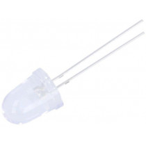 OSO5JAA201A; LED; 10mm; orange; 30000÷35000mcd; 8°; Front: convex; Pitch: 2.54mm; OPTOSUPPLY