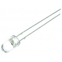 OSO5PA5111A; LED; 5mm; orange; 25000÷30000mcd; 15°; 50mA; 1.8÷2.6V; Front: convex; OPTOSUPPLY