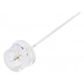 OSO5PA87A1A; LED; 8mm; orange; 2180÷3000mcd; 100°; Front: convex; Pitch: 2.54mm; OPTOSUPPLY