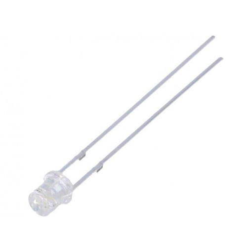 OSOOJ234E1A; LED; 3mm; bipolar; orange; 220÷330mcd; 140°; Front: flat; OPTOSUPPLY