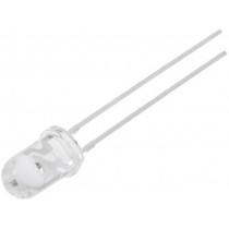 OSPG5161A-NO; LED; 5mm; green; 2180÷3000mcd; 60°; 20mA; 2.8÷3.8V; Front: convex; OPTOSUPPLY
