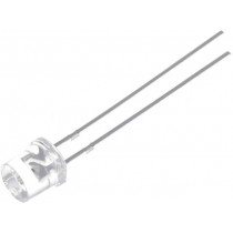 OSPG53E1A-MN; LED; 5mm; green; 1560÷3000mcd; 140°; 20mA; 2.8÷4V; Front: flat; OPTOSUPPLY