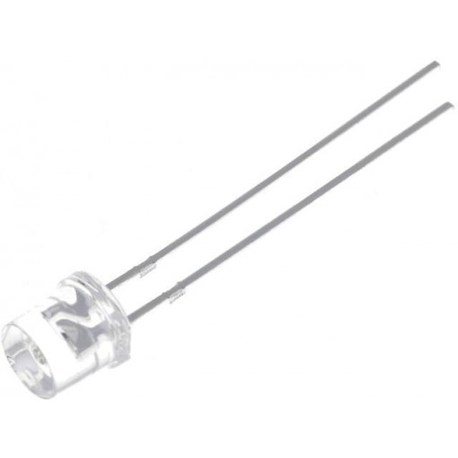 OSPG53E1A-MN; LED; 5mm; green; 1560÷3000mcd; 140°; 20mA; 2.8÷4V; Front: flat; OPTOSUPPLY