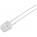 OSPG53E1A-NO; LED; 5mm; green; 2180÷3000mcd; 140°; 20mA; 2.8÷4V; Front: flat; OPTOSUPPLY