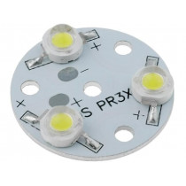 OSPR3XW1-W4XME1C1E; Module: LED; Colour: white; 3.5W; 300lm; 12VDC; 120°; No.of diodes: 3; OPTOSUPPLY