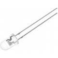 OSPW5161A-OP; LED; 5mm; white cold; 3000÷5800mcd; 60°; 20mA; 2.8÷4V; Front: convex; OPTOSUPPLY