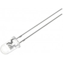 OSPW5161A-OP; LED; 5mm; white cold; 3000÷5800mcd; 60°; 20mA; 2.8÷4V; Front: convex; OPTOSUPPLY