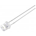 OSPW53E1A-JK; LED; 5mm; white; 500÷1120mcd; 140°; 20mA; 2.8÷4V; Front: flat; OPTOSUPPLY
