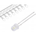 OSPW53E1A-T-JK; LED; 5mm; white; 500÷1120mcd; 140°; 20mA; 2.8÷4V; Front: flat; OPTOSUPPLY