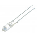 OSR5JA39B1B; LED; 3mm; red; 150÷220mcd; 110°; Front: flat; Pitch: 2.54mm; OPTOSUPPLY
