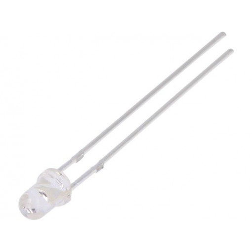 OSR5RU3131A; LED; 3mm; red; 1560÷2500mcd; 30°; Front: convex; without stopper; OPTOSUPPLY OSR5RU3131A; LED; 3mm; red; 1560÷2500mcd; 30°; Front: convex; without stopper; OPTOSUPPLY