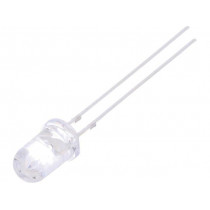 OSR5RU5111A; LED; 5mm; red; 7000÷9000mcd; 15°; 20mA; 1.8÷2.6V; Front: convex; OPTOSUPPLY