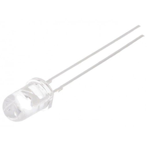 OSR5RU5A31A-5V; LED; 5mm; red; 1120÷1560mcd; 30°; 12÷20mA; 5V; Front: convex; OPTOSUPPLY