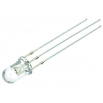 OSRBPA5B31A; LED; 5mm; bicolour; red/blue; 3000÷4200mcd; 3000÷4200mcd; 30°; 30mA; OPTOSUPPLY