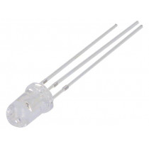 OSRBPA5B31A-TAG; LED; 5mm; bicolour; red/blue; 2180÷3000mcd; 1560÷2180mcd; 30°; 20mA; OPTOSUPPLY