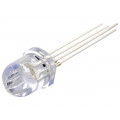 OSTAMA8131A; LED; 8mm; tricolour; RGB; 7000÷8500mcd; 10000÷12000mcd; 30°; anode; OPTOSUPPLY