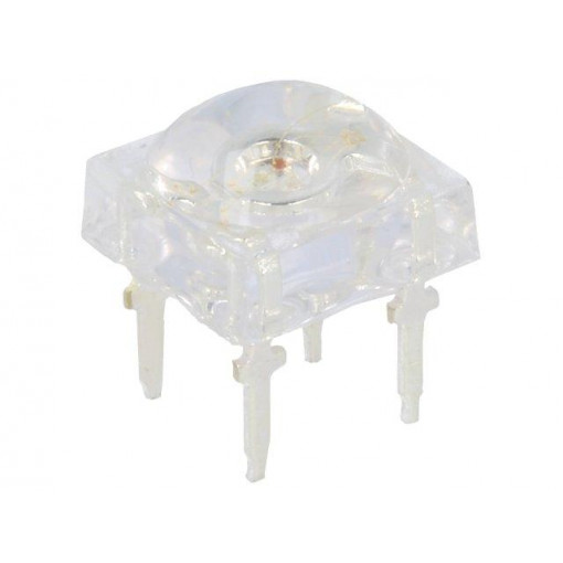 OSTBGAZ5D1D; LED Super Flux; 7.62x7.62mm; tricolour; RGB; 3000÷4200mcd; 130°; OPTOSUPPLY