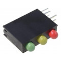 OSTSLT3E34X-3F3C; LED; tricolour,in housing; red,green-yellow,yellow; 3mm; 20mA; OPTOSUPPLY OSTSLT3E34X-3F3C; LED; tricolour,in housing; red,green-yellow,yellow; 3mm; 20mA; OPTOSUPPLY