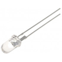 OSUB5111P; LED; 5mm; blue; 10000÷15000mcd; 15°; 25mA; 3÷4V; Front: convex; OPTOSUPPLY