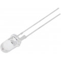 OSUB5144A-HI; LED; 5mm; blue; 330mcd; 40°; 20mA; 2.9÷3.6V; Front: convex; OPTOSUPPLY