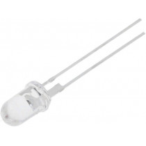 OSUB5144A-HI; LED; 5mm; blue; 330mcd; 40°; 20mA; 2.9÷3.6V; Front: convex; OPTOSUPPLY