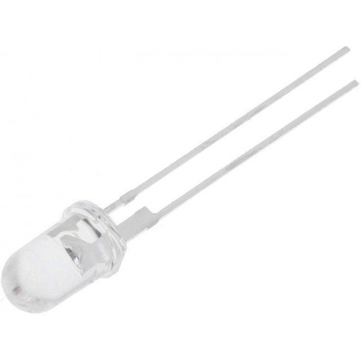 OSUB5144A-HI; LED; 5mm; blue; 330mcd; 40°; 20mA; 2.9÷3.6V; Front: convex; OPTOSUPPLY