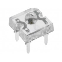 OSV4HAZ161D; LED Super Flux; 7.62x7.62mm; violet; 150mcd; 60°; Front: convex; OPTOSUPPLY